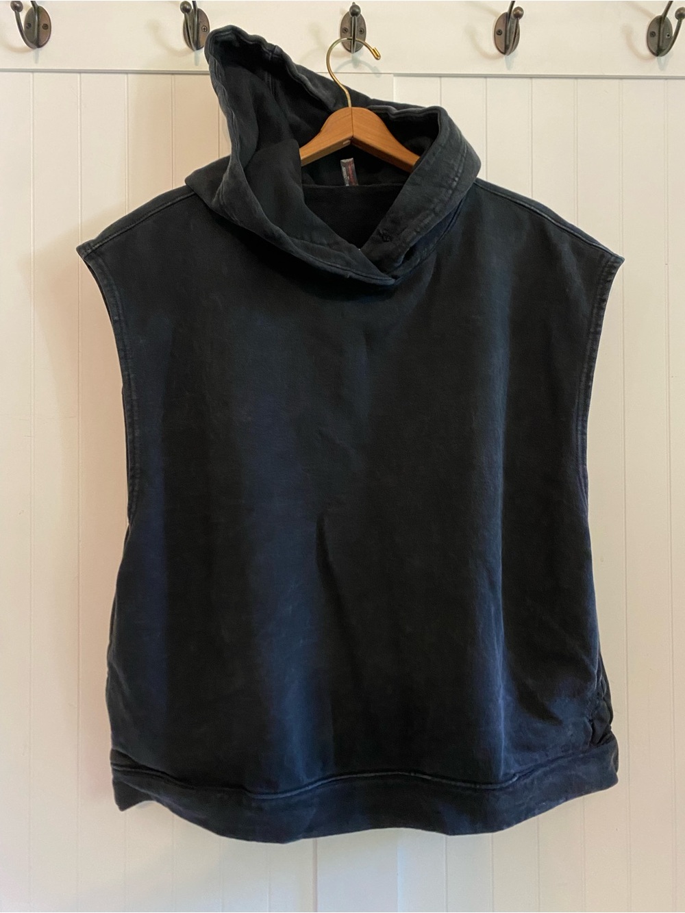 Free People Movement Oversized Black Hoodie M